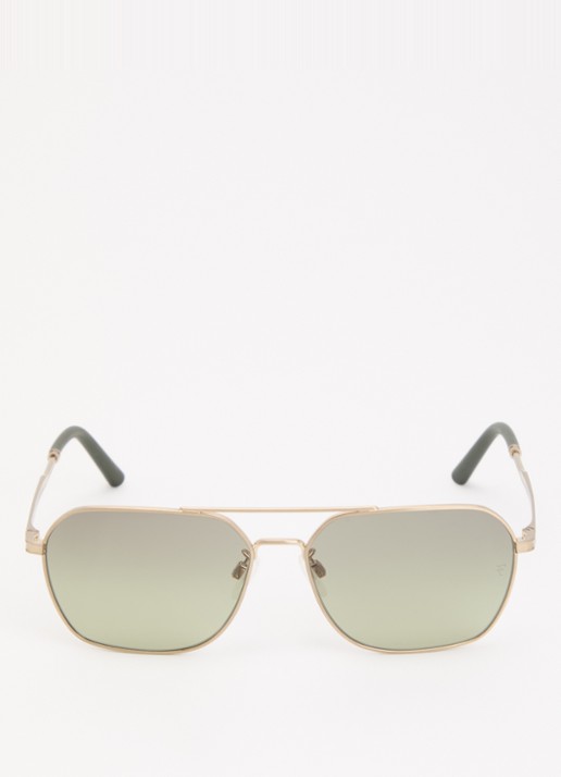 Oliver Peoples R-17 zonnebril OV1377S - detail goud