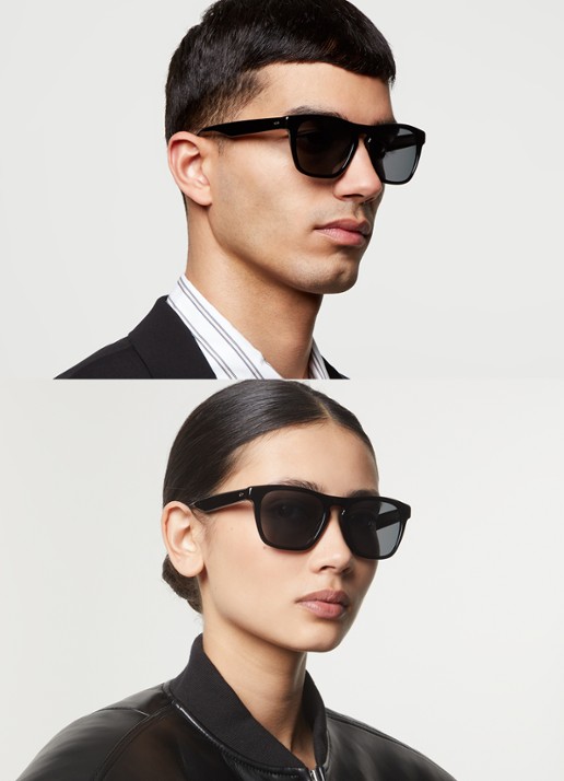 Oliver Peoples R-3 zonnebril gepolariseerd OV5555SU - voorkant 5 zwart