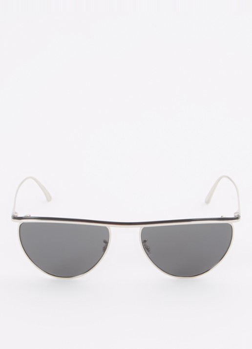 Oliver Peoples Retro zonnebril OV1342S - detail zilver
