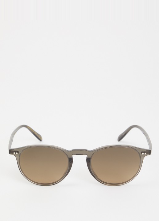 Oliver Peoples Riley Sun zonnebril OV5004SU - detail donkerbruin