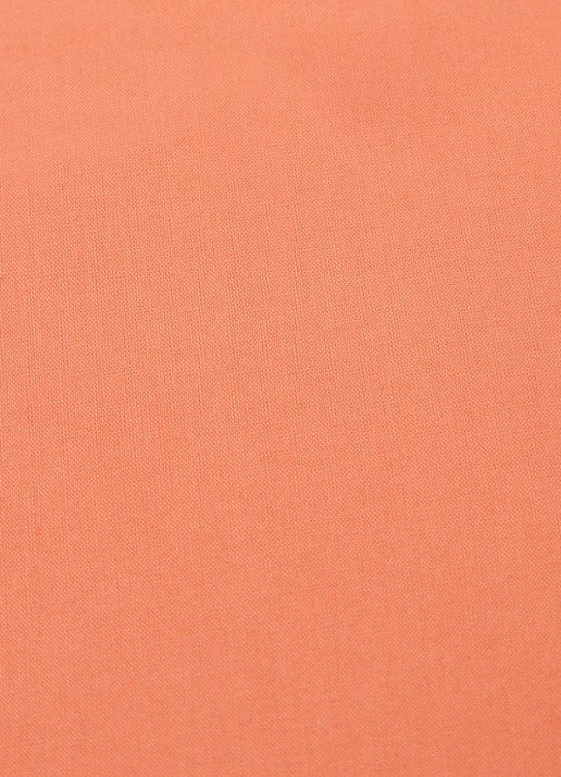 Olivier Desforges Alcôve hoeslaken van katoen perkal 200TC, hoekhoogte 30 cm - voorkant 2 orange