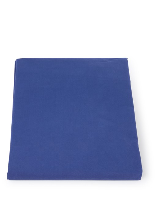 Olivier Desforges Alcôve hoeslaken van katoen perkal 200TC, hoekhoogte 30 cm - voorkant donkerblauw