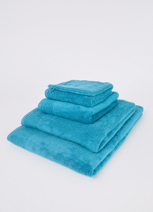 Olivier Desforges ALIZEE   Azur     Guest towel - voorkant 2 aquablauw