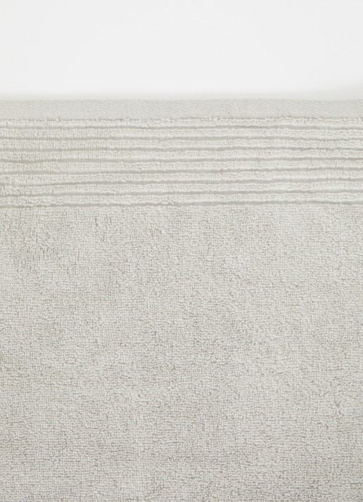 Olivier Desforges ALIZEE   Azur     Guest towel - detail 3 lichtgrijs