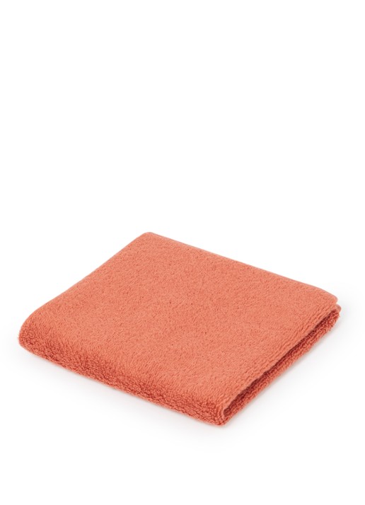 Olivier Desforges ALIZEE   Azur     Guest towel - voorkant 2 kastanjebruin