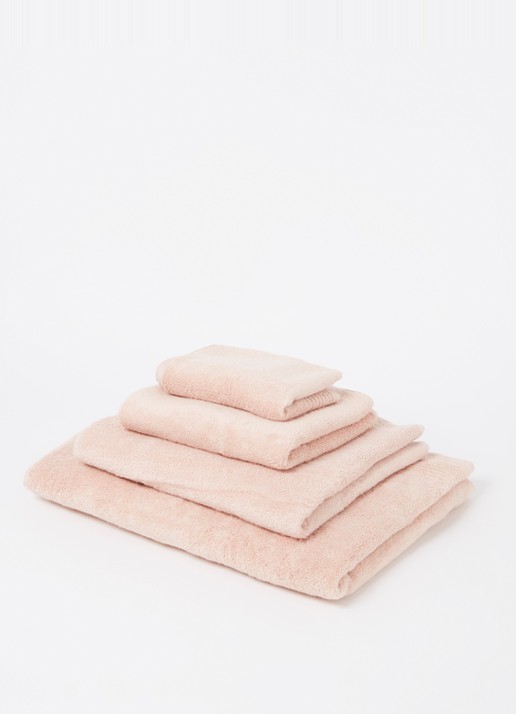 Olivier Desforges ALIZEE   Azur     Guest towel - voorkant 2 roze