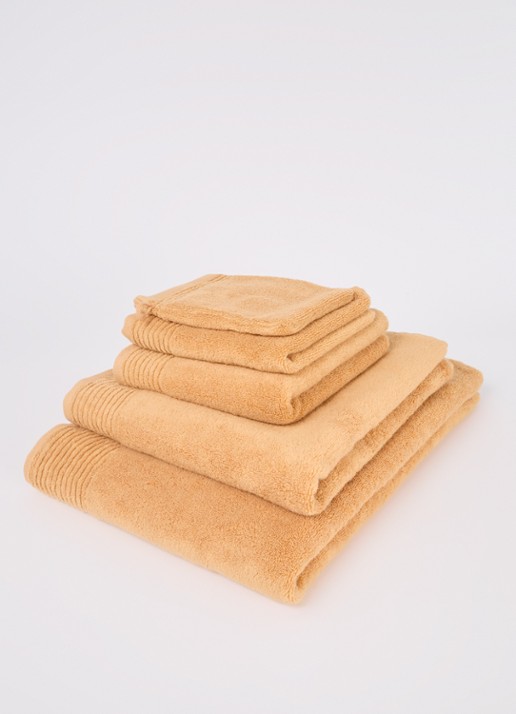 Olivier Desforges ALIZEE   Azur     Guest towel - voorkant 2 abrikoos