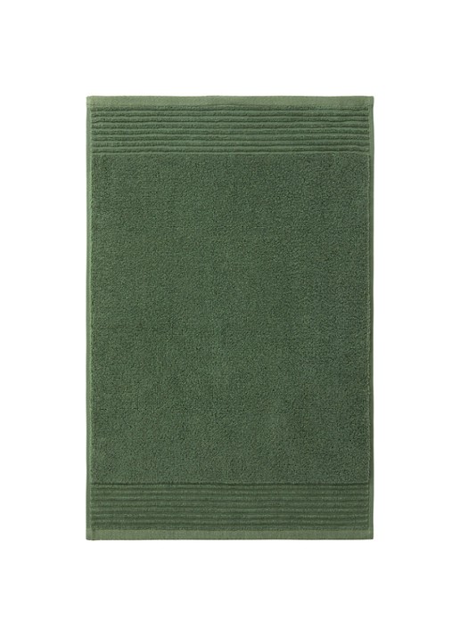 Olivier Desforges ALIZEE   Azur     Guest towel - voorkant 2 olijfgroen