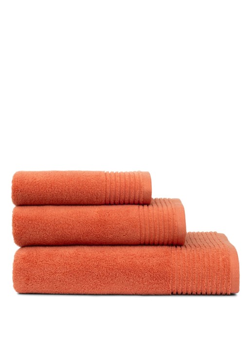 Olivier Desforges ALIZEE   Azur     Guest towel - detail 4 vuurrood