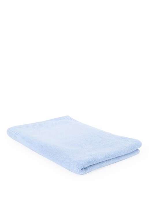 Olivier Desforges Alizee badlaken van katoen 450 gr/m2 - 70 x 140 cm - voorkant 2 lichtblauw