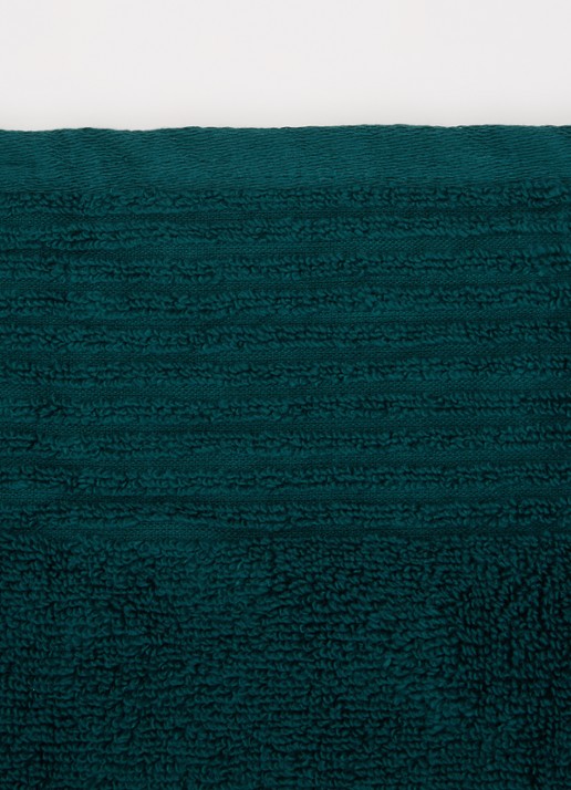 Olivier Desforges Alizee badlaken van katoen 450 gr/m2 - 70 x 140 cm - detail 2 groen