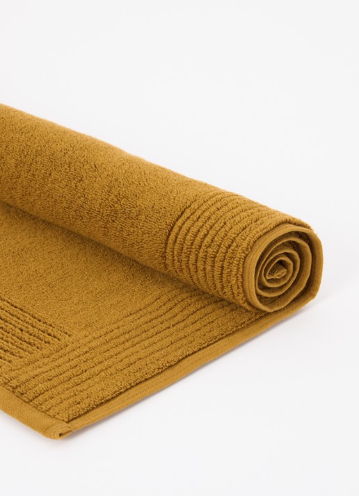 Olivier Desforges ALIZEE   Nectar      Bath mat - voorkant 2 mosterd