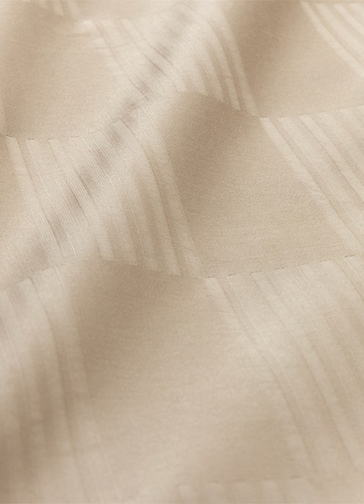 Olivier Desforges Damier laken - achterkant beige