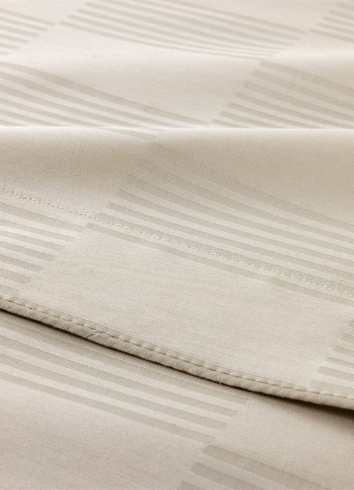 Olivier Desforges Damier laken - voorkant 2 creme