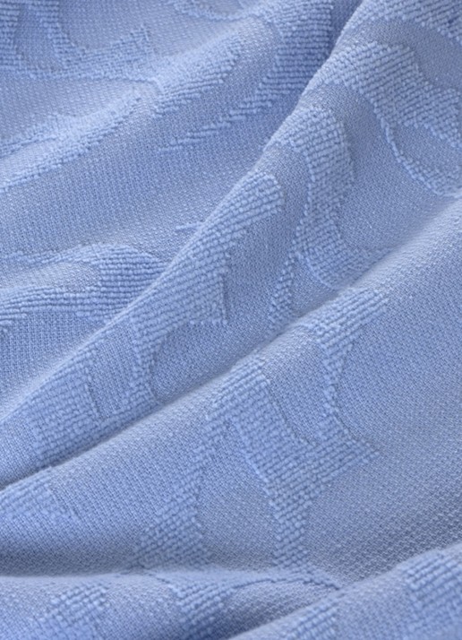 Olivier Desforges Hyères strandlaken - 350 gr/m2 - 100 x 170 cm - detail 4 blauw