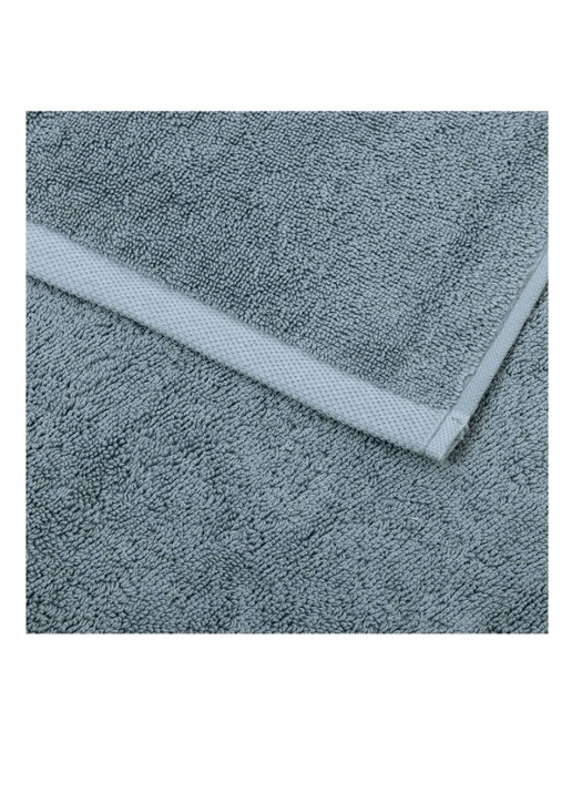 Olivier Desforges Ma Douce badhanddoek 600 gr/m2 - 40 x 60 cm - achterkant 5 staalblauw