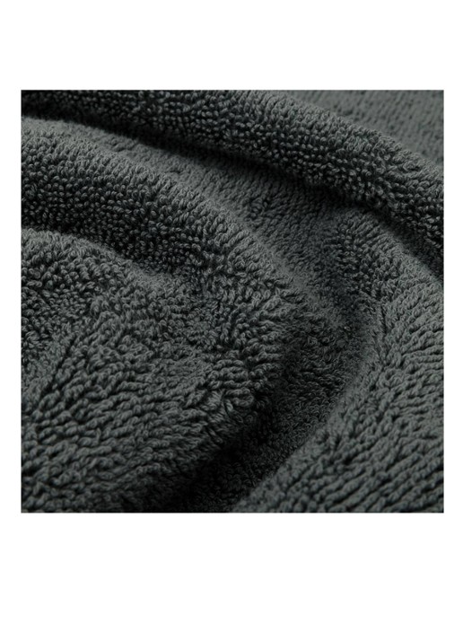 Olivier Desforges Ma Douce badlaken - 600 gr/m2 - 70 x 140 cm - voorkant 5 donkergrijs