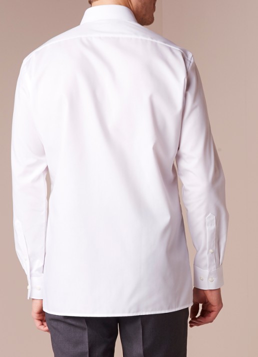 Olymp Modern fit overhemd met extra lange mouwen - achterkant wit