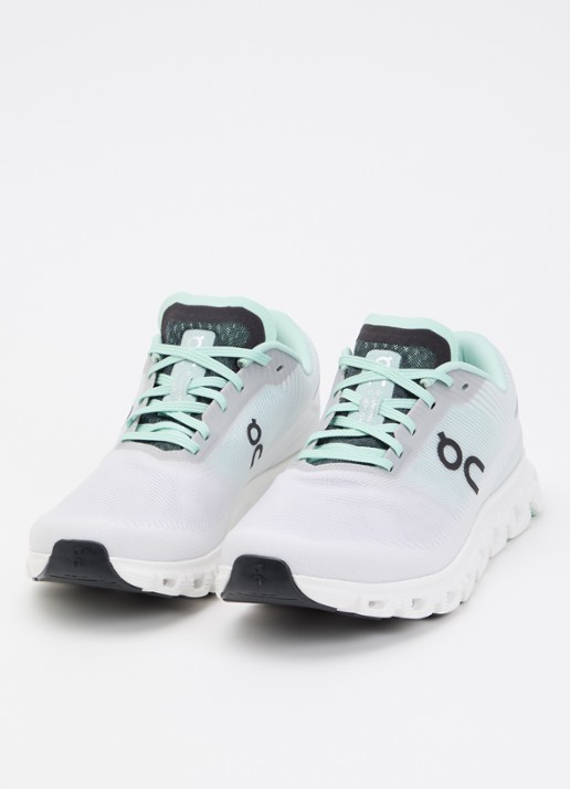 On Cloud 6 Push sportschoen van mesh met logo  - detail 3 lichtblauw