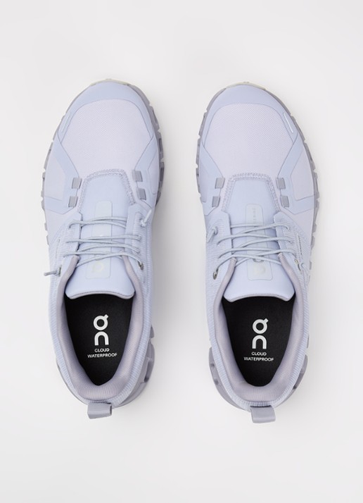 On Cloud 6 sneaker met gebreid bovenwerk - detail 4 lila