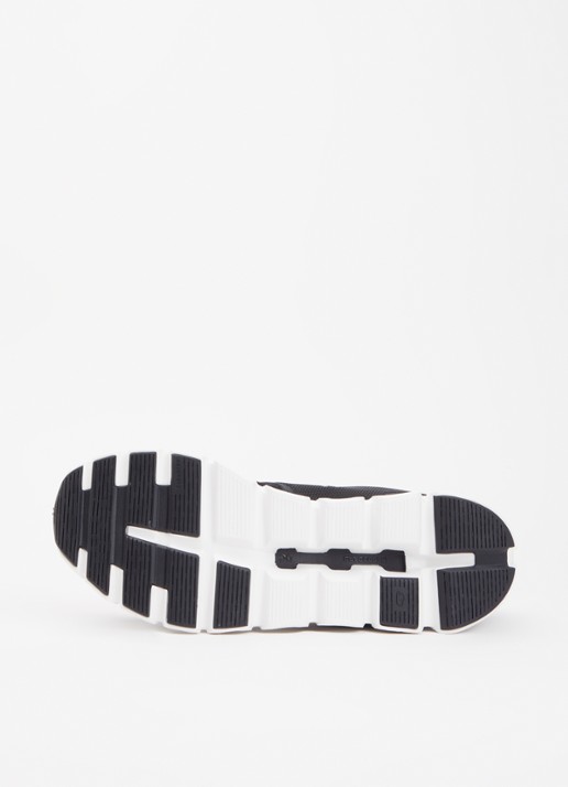 On Cloud 6 sneaker met gebreid bovenwerk - detail 5 zwart