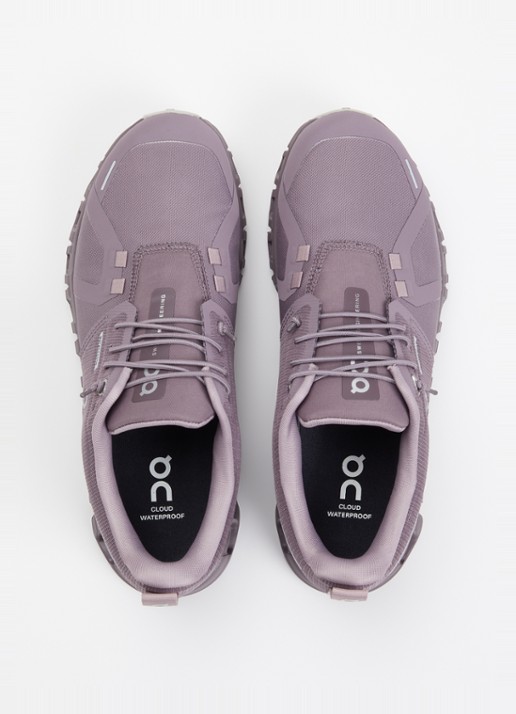 On Cloud 6 sneaker met logo - detail 3 lavendel