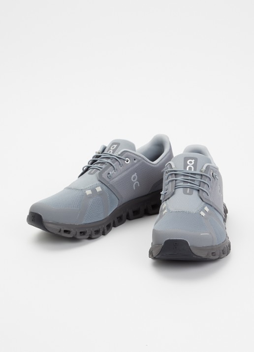On Cloud 6 sneaker van mesh met logo - detail 3 grijs