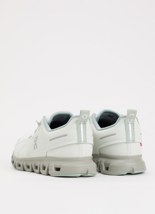 On Cloud 6 sneaker van mesh met logo - achterkant 4 groen