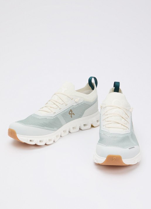 On Cloud 6 Versa sportschoen van mesh - detail blauwgrijs