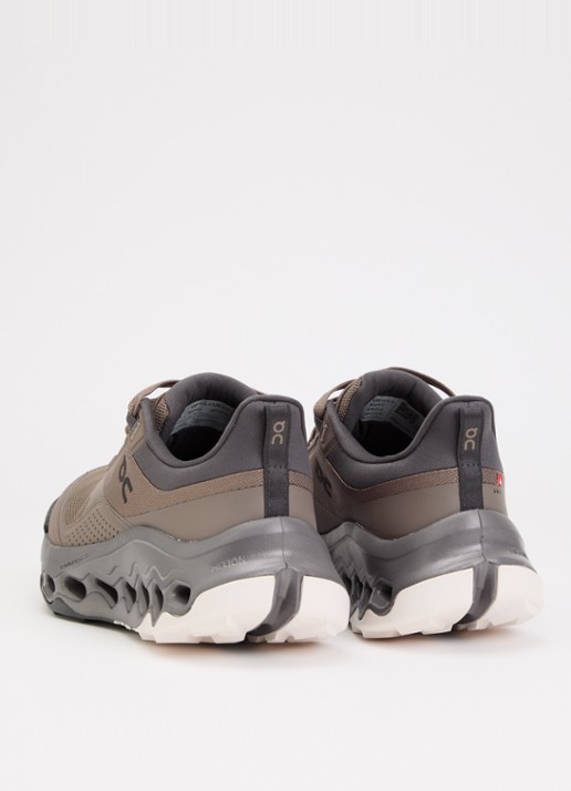 On Cloudhorizon 2 sneaker met mesh details - achterkant lichtbruin