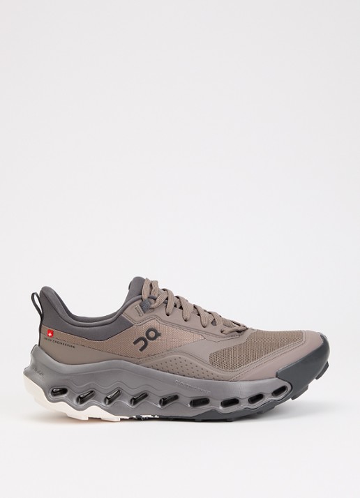 On Cloudhorizon 2 sneaker met mesh details - voorkant 2 lichtbruin