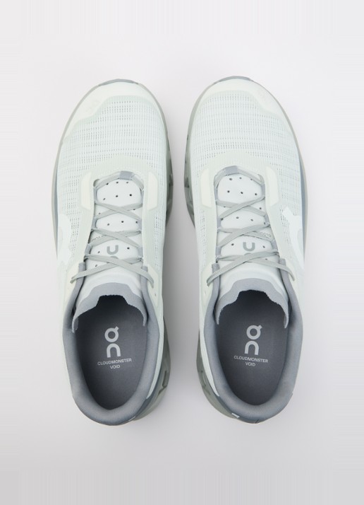On Cloudmonster Void sneaker van mesh met logo - detail 2 mint