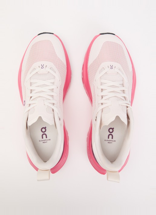 On Cloudpulse Next sneaker van mesh met logo - detail 3 roze