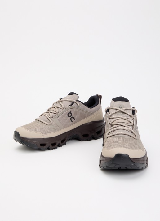 On Cloudrock low hiking sneaker van mesh  - detail 3 bruin