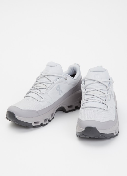 On Cloudrock sneaker met gebreid bovenwerk en logo - detail 2 grijs