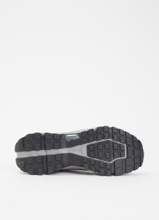 On Cloudrock sneaker met gebreid bovenwerk en logo - detail 4 grijs