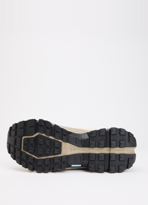 On Cloudrock sneaker met gebreid bovenwerk en logo - detail 4 vanillegeel