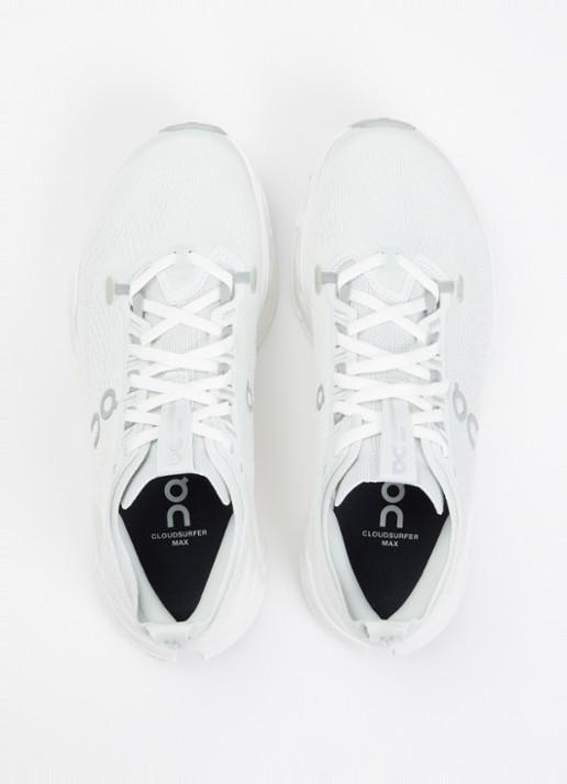 On Cloudsurfer Max sneaker van mesh met logo - detail 4 lindegroen