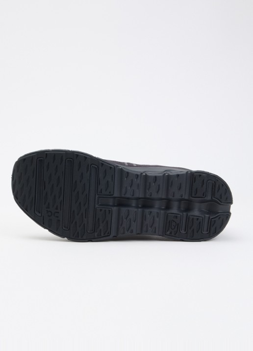 On Cloudtilt Moon sneaker met gebreid bovenwerk - detail 4 zwart