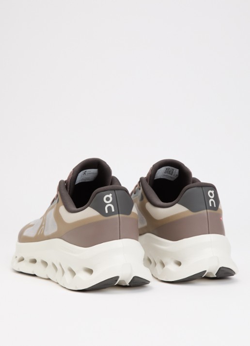 On Cloudtilt Remix sneaker van mesh met logo - achterkant 4 taupe