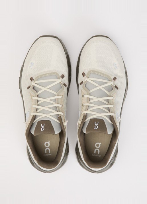 On Cloudtilt sneaker met gebreid bovenwerk en logo - detail 3 bronsgroen