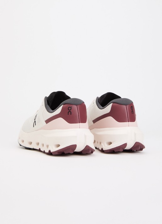 On Cloudvista 3 sneaker van mesh met logo - achterkant 5 creme