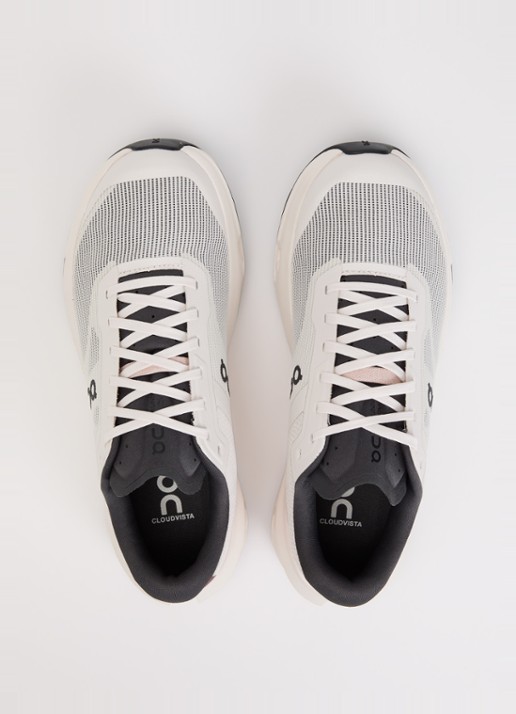 On Cloudvista 3 sneaker van mesh met logo - detail 3 creme