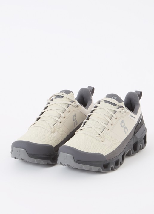 On Cloudwander Waterproof sneaker met mesh details - detail 3 beige