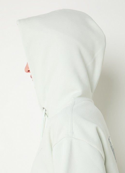 On Club Collective hoodie met logo- en backprint - detail 2 lichtgroen
