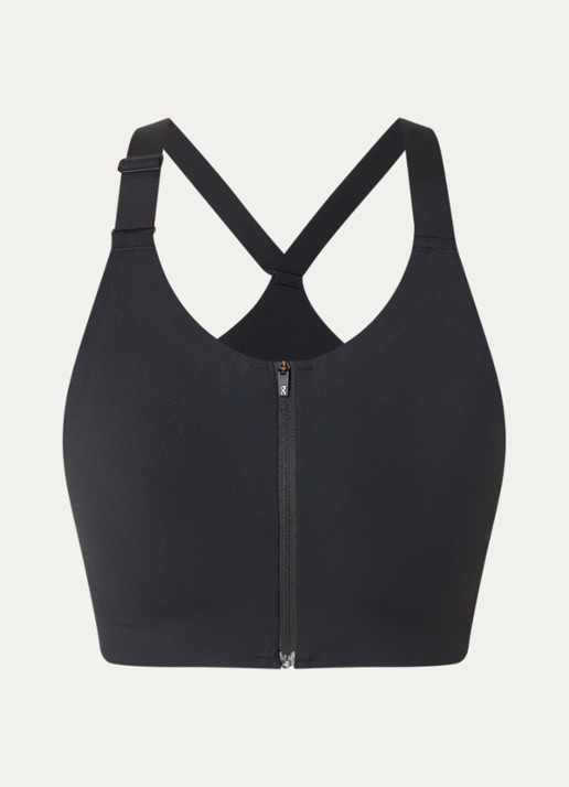 On Endurance sport bh met high support - voorkant 2 zwart