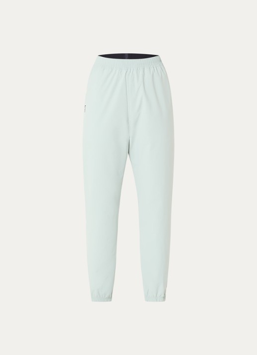 On Focus high waist tapered fit trackpants met steekzakken - voorkant 3 lindegroen