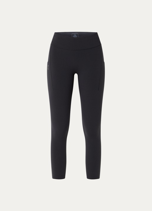 On Performance high waist skinny fit cropped trainingslegging met logo