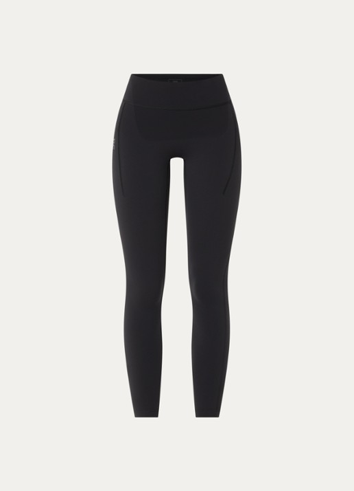 On Performance high waist skinny fit trainingslegging met logo - voorkant 4 zwart