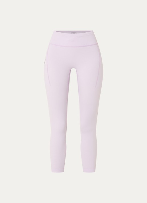 On Performance high waist skinny fit trainingslegging met logo - voorkant lichtroze